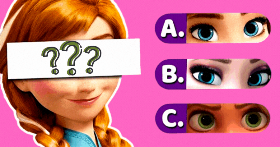 გატესტეთ თქვენი Disney უნარები და დაამტკიცეთ, რომ შეგიძლიათ პერსონაჟები მათი თვალებით განარიცხვა.