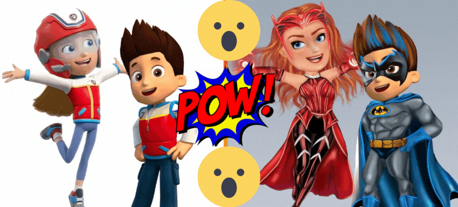 Transform Ryder And Katie From Paw Patrol Into Your Favorite Superhero Duo!