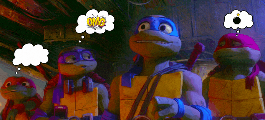 ช่วงเวลาโปรด Teenage Ninja Turtles คุณเปิดเผยพลังลับ!