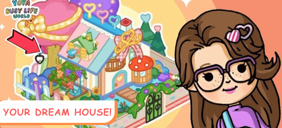 Find Out The House Design Of Your Dreams In Yoya Busy Life World!