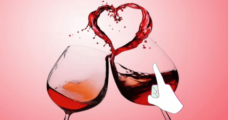 Touch A Red Wine Glass To Discover Your True Love!