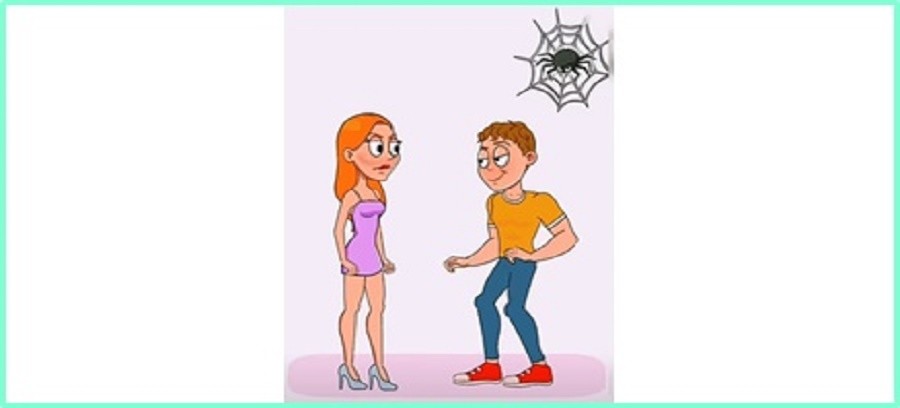 The boy wants to charm the girl. What do you think he could do?